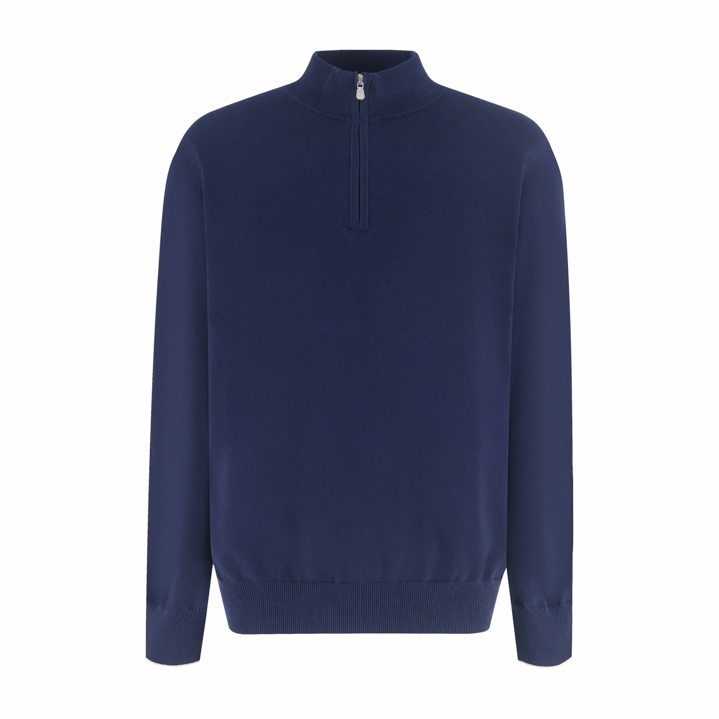 Brunello Cucinelli 纯色半拉链羊毛毛衣 针织衫 外套 长袖 白色 蓝色 B0 