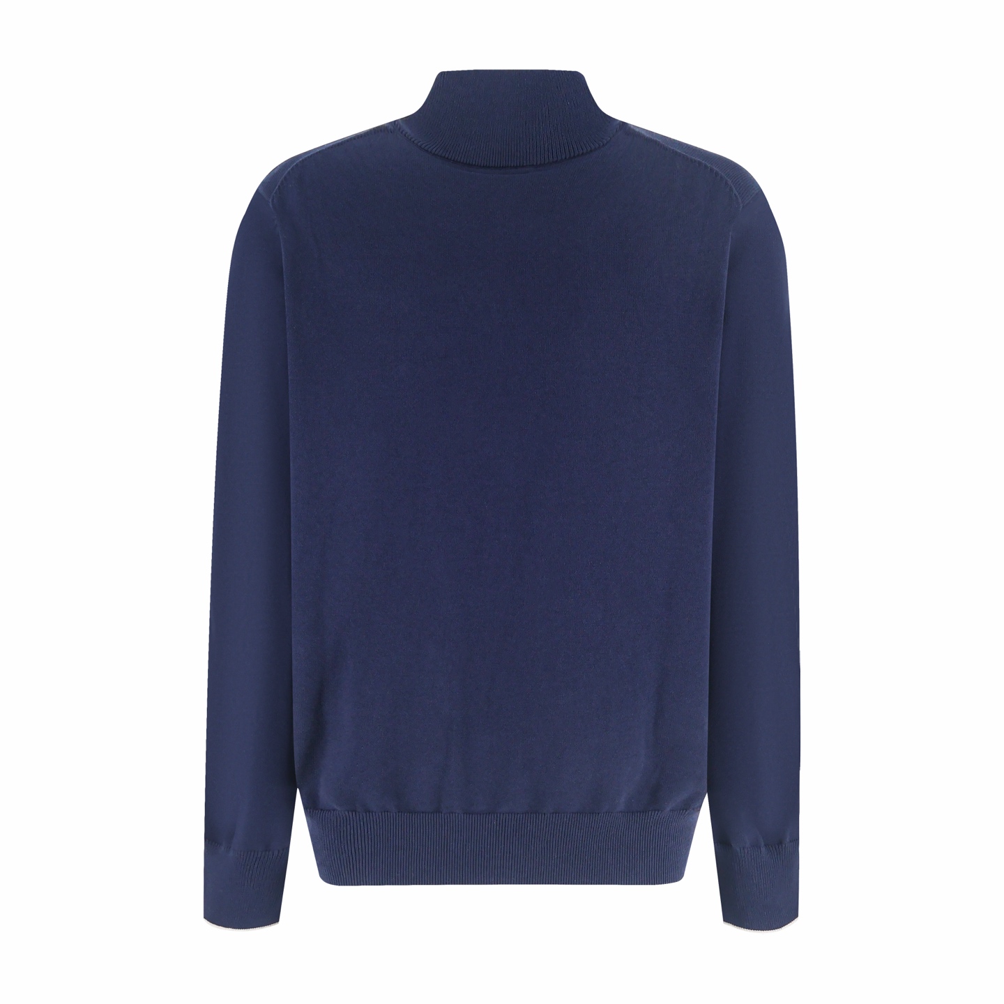 Brunello Cucinelli 纯色半拉链羊毛毛衣 针织衫 外套 长袖 白色 蓝色 B0 