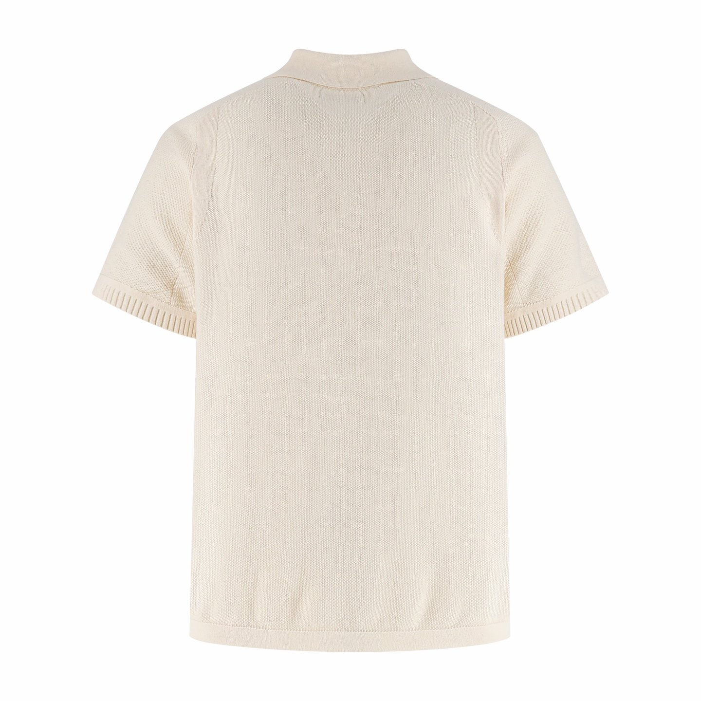STONE ISLAND 石头岛 针织Polo衫 短袖 夏款 米杏色 黑色 B0