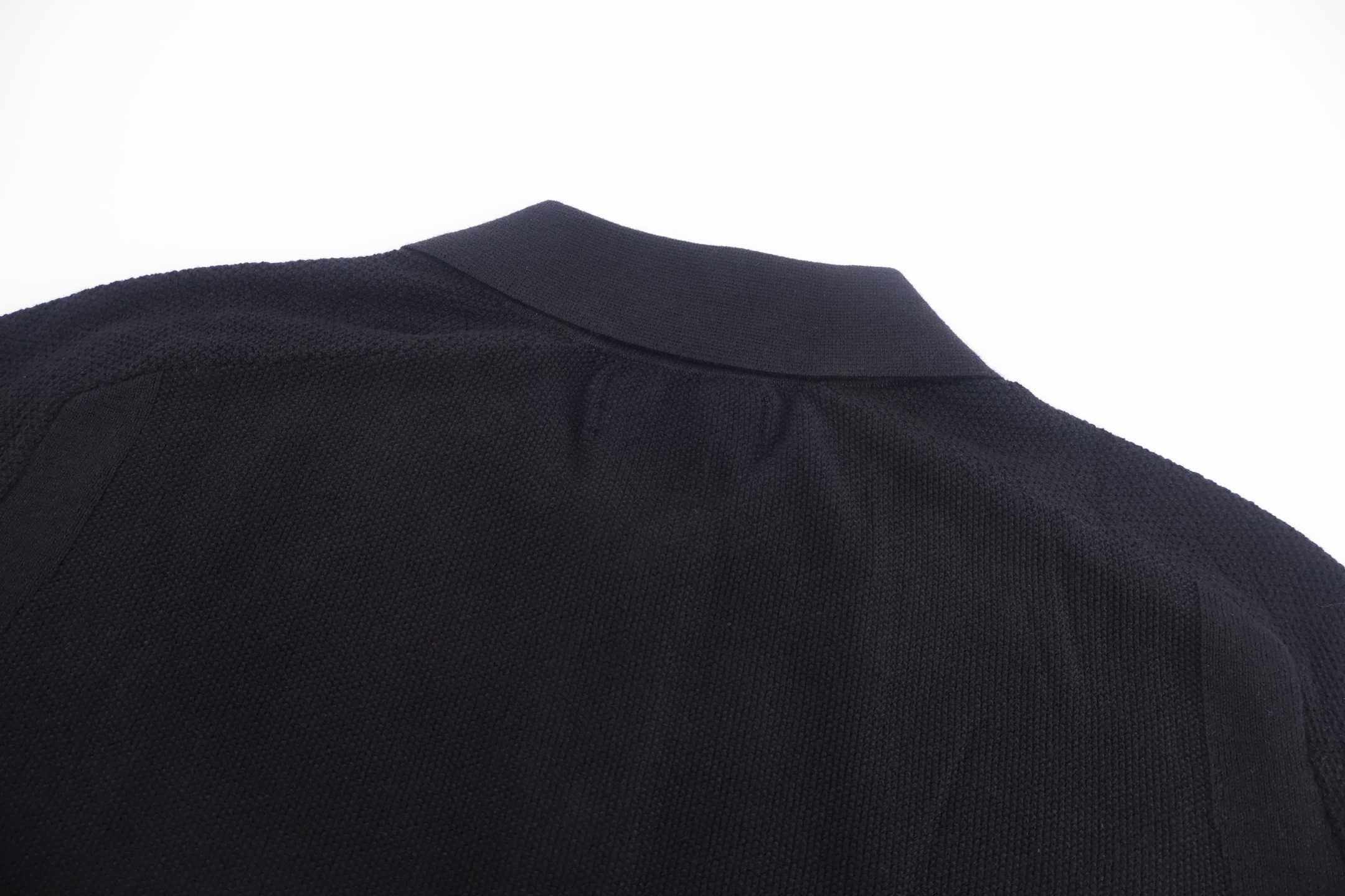 STONE ISLAND 石头岛 针织Polo衫 短袖 夏款 米杏色 黑色 B0