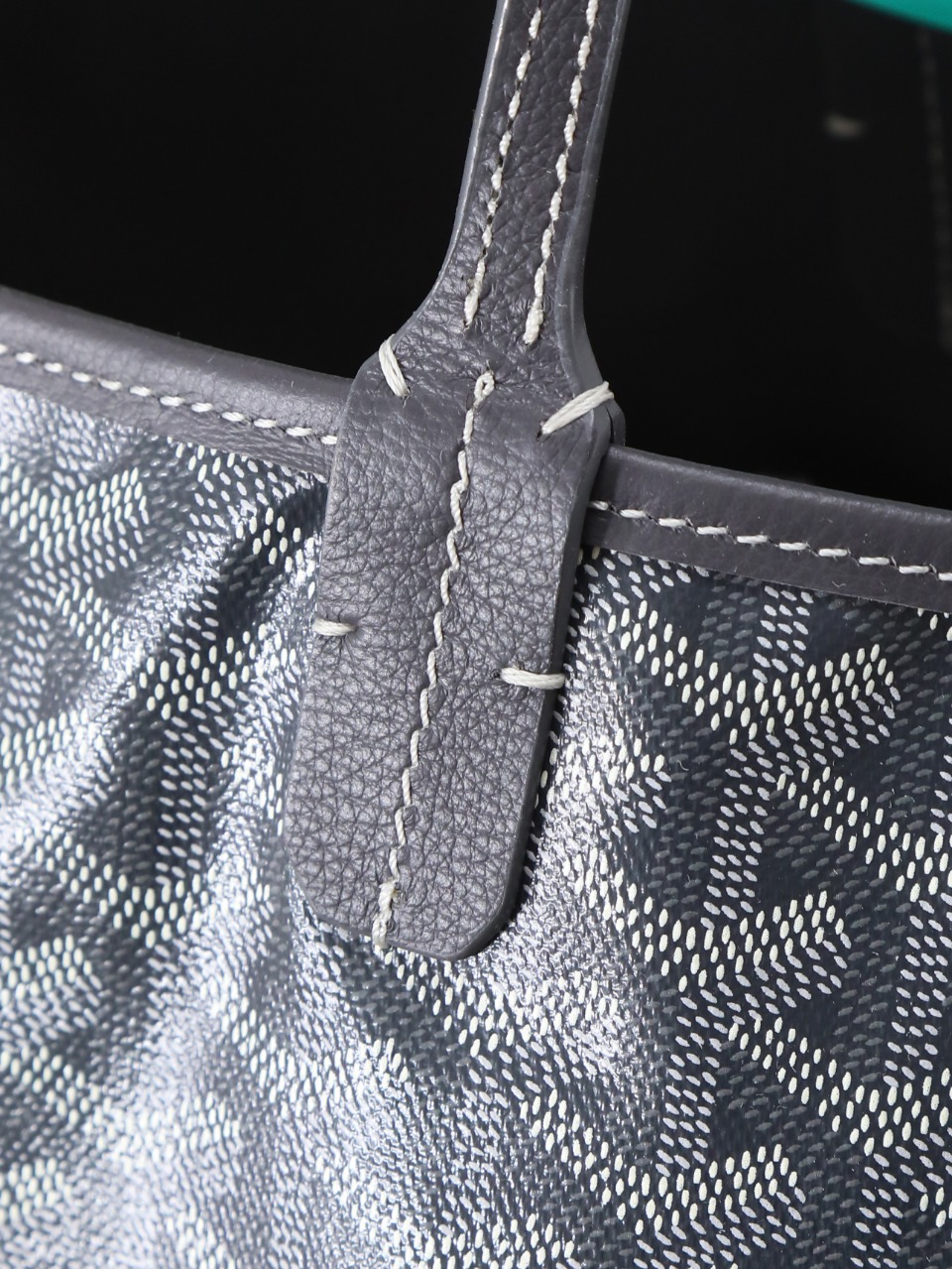 双面40CM GOYARD 戈雅托特 Anjou Reversible (Canvas and Leather) — Large Tote Bag-F0- ANJOUSGMLCG