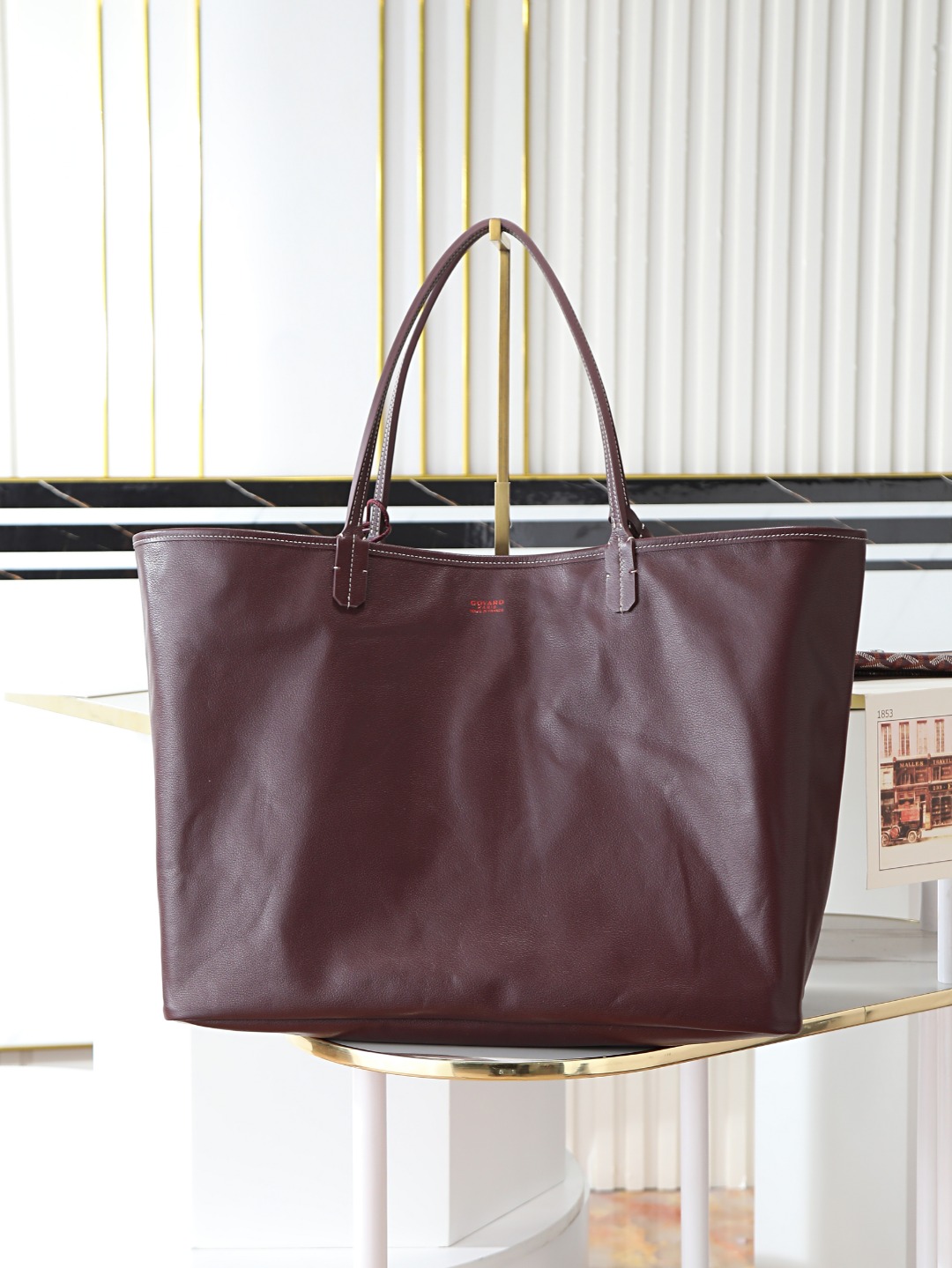 双面40CM GOYARD 戈雅托特 Anjou Reversible (Canvas and Leather) — Large Tote Bag-F0- ANJOUSGMLCG