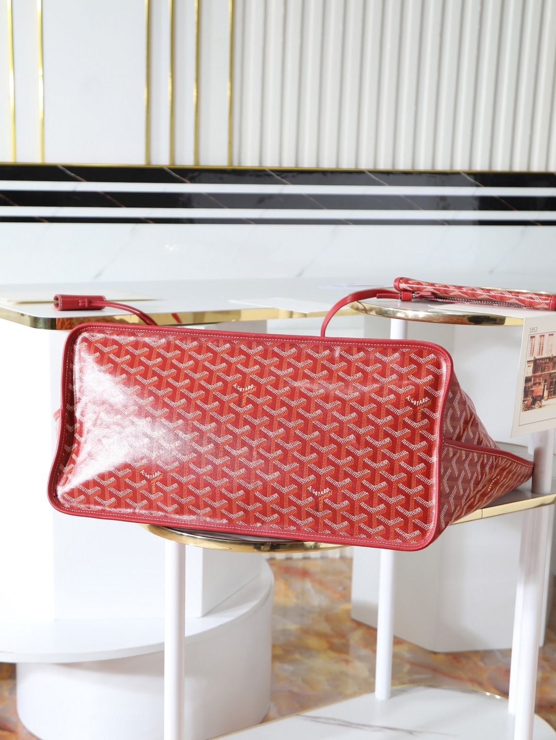 双面40CM GOYARD 戈雅托特 Anjou Reversible (Canvas and Leather) — Large Tote Bag-F0- ANJOUSGMLCG