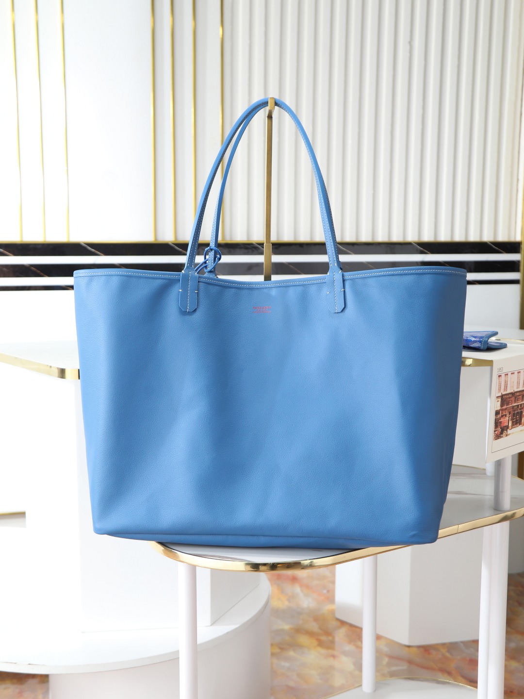 双面40CM GOYARD 戈雅托特 Anjou Reversible (Canvas and Leather) — Large Tote Bag-F0- ANJOUSGMLCG