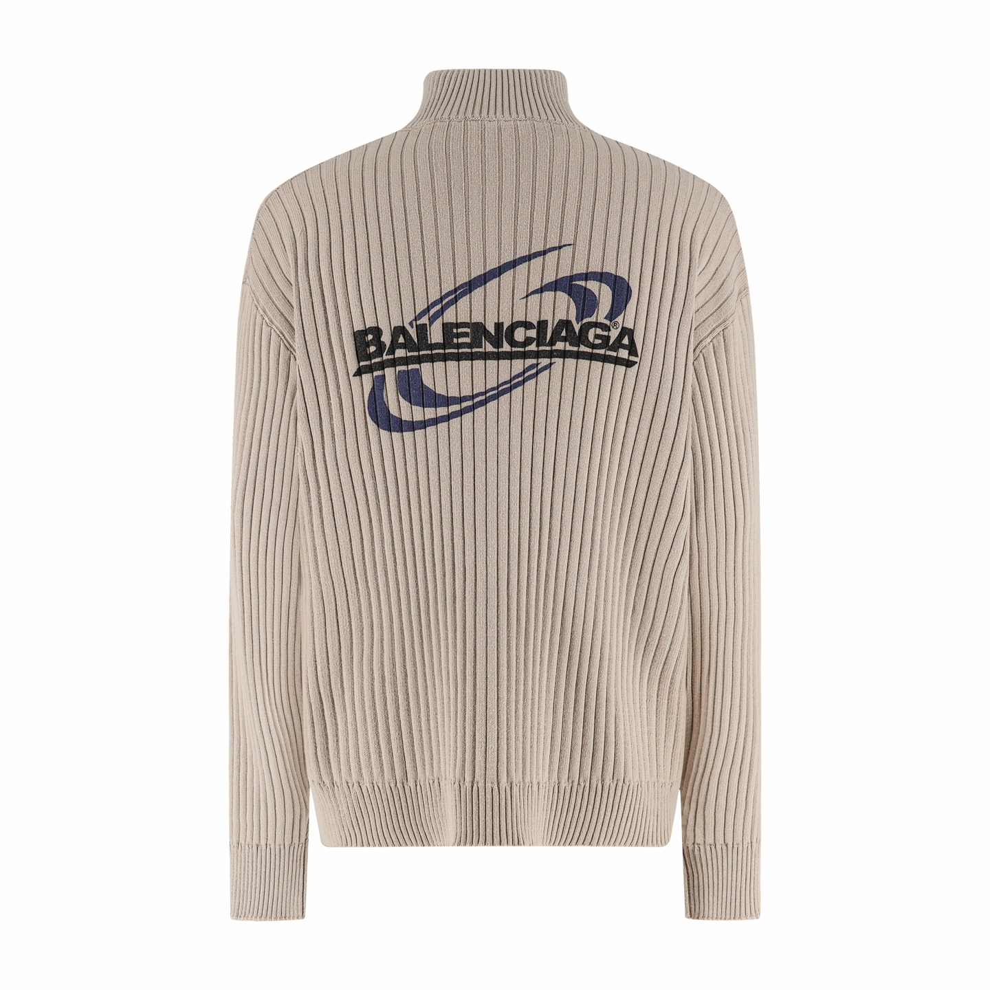 Balenciaga 巴黎世家 半高领半拉链针织毛衣 针织衫 外套 长袖 秋冬 B5