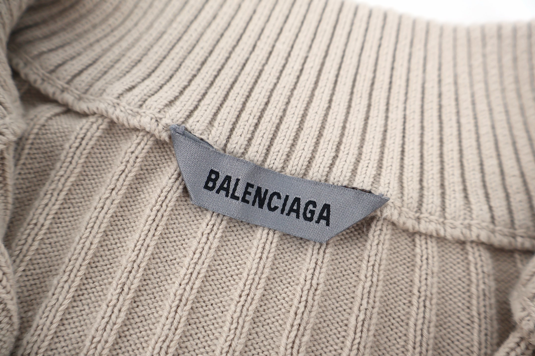 Balenciaga 巴黎世家 半高领半拉链针织毛衣 针织衫 外套 长袖 秋冬 B5