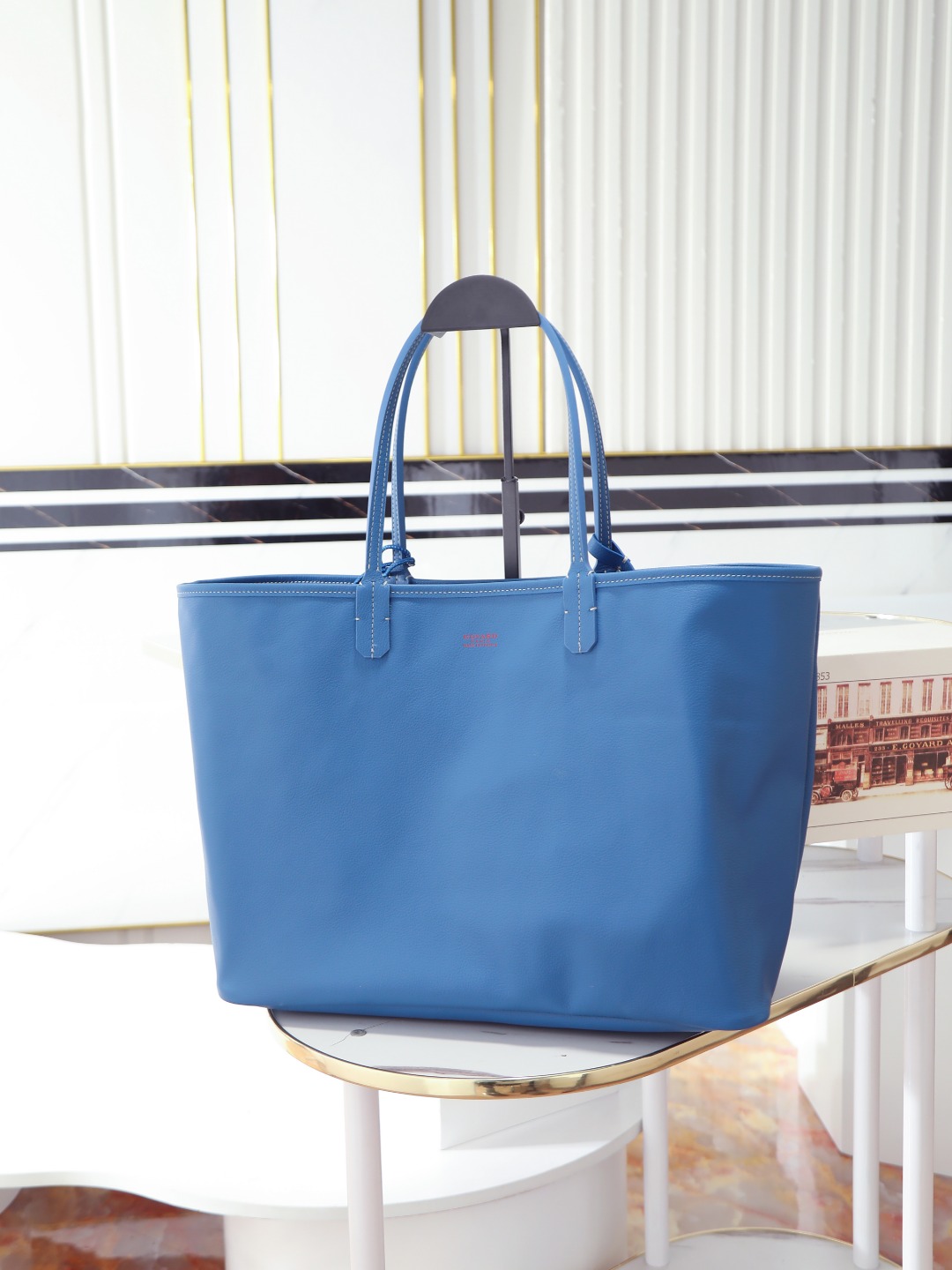 双面33CM GOYARD 戈雅托特 Anjou Reversible (Canvas and Leather) —  small Tote Bag-F0- ANJCROPMLCG-10TY10P