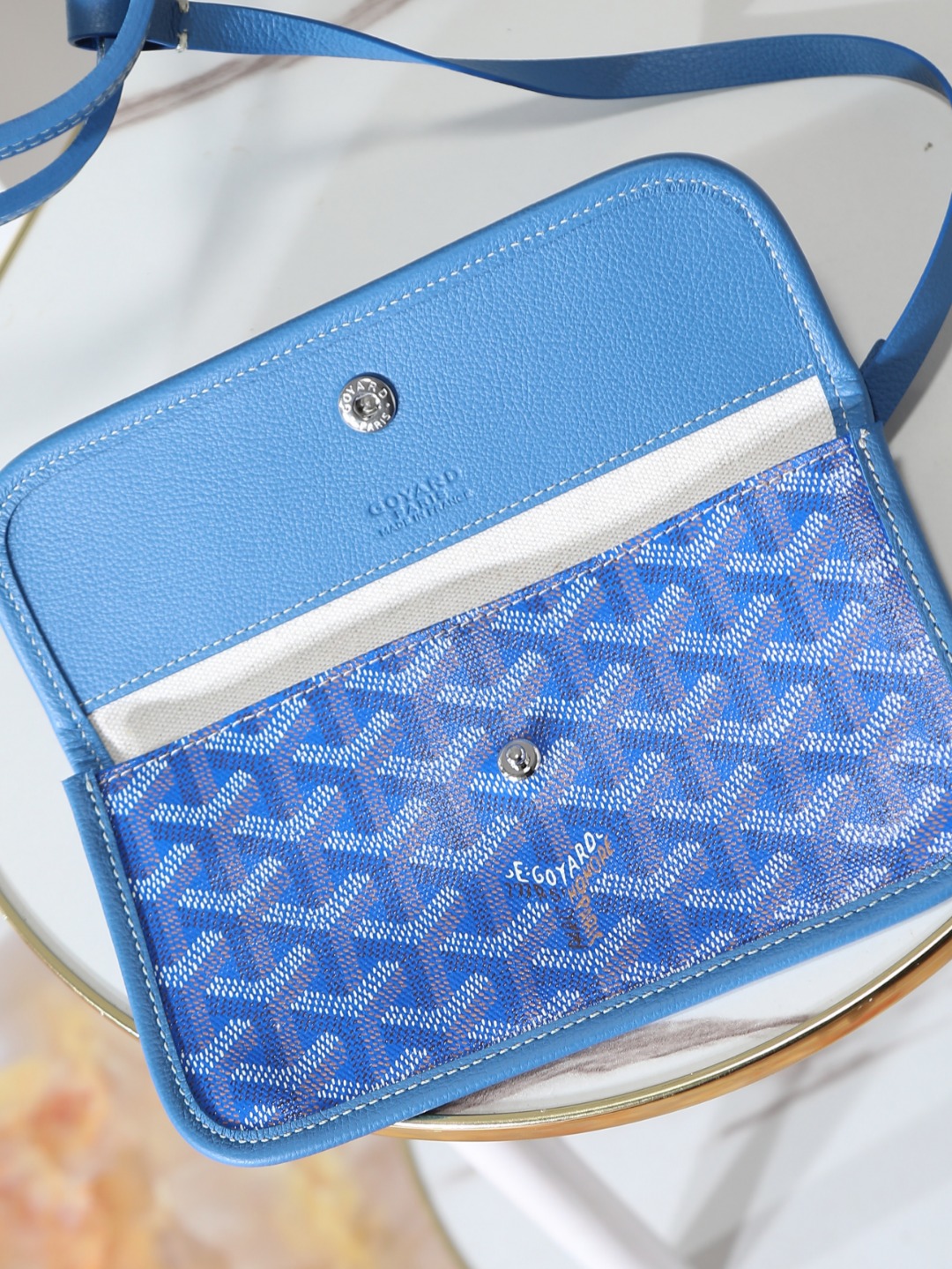 双面33CM GOYARD 戈雅托特 Anjou Reversible (Canvas and Leather) —  small Tote Bag-F0- ANJCROPMLCG-10TY10P