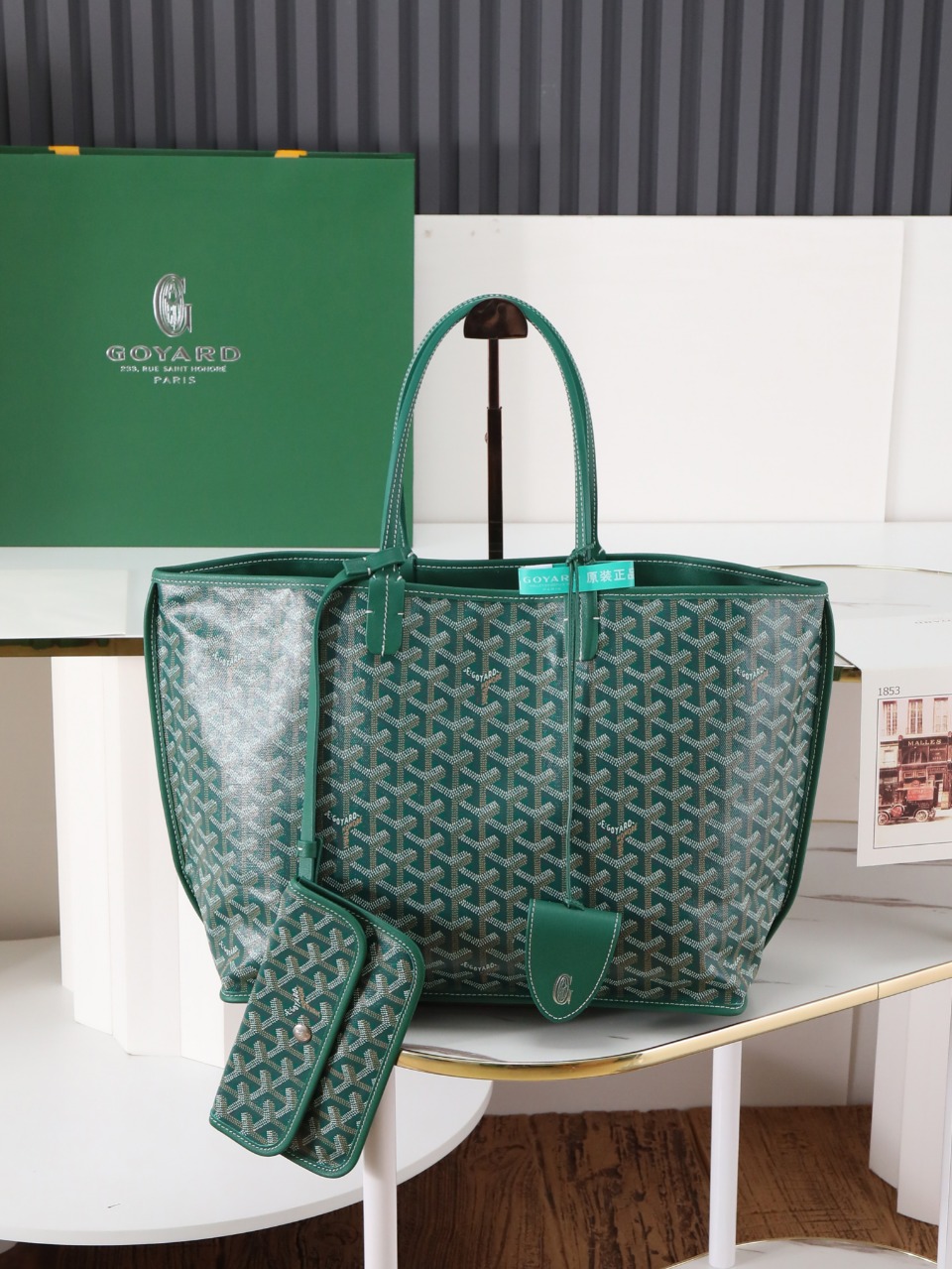 双面33CM GOYARD 戈雅托特 Anjou Reversible (Canvas and Leather) —  small Tote Bag-F0-ANJCROPMLCG-09TY09P