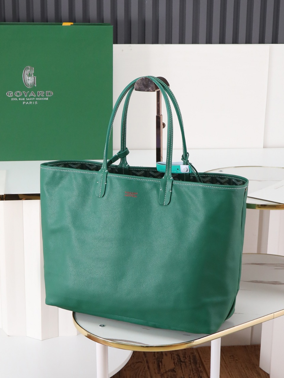 双面33CM GOYARD 戈雅托特 Anjou Reversible (Canvas and Leather) —  small Tote Bag-F0-ANJCROPMLCG-09TY09P