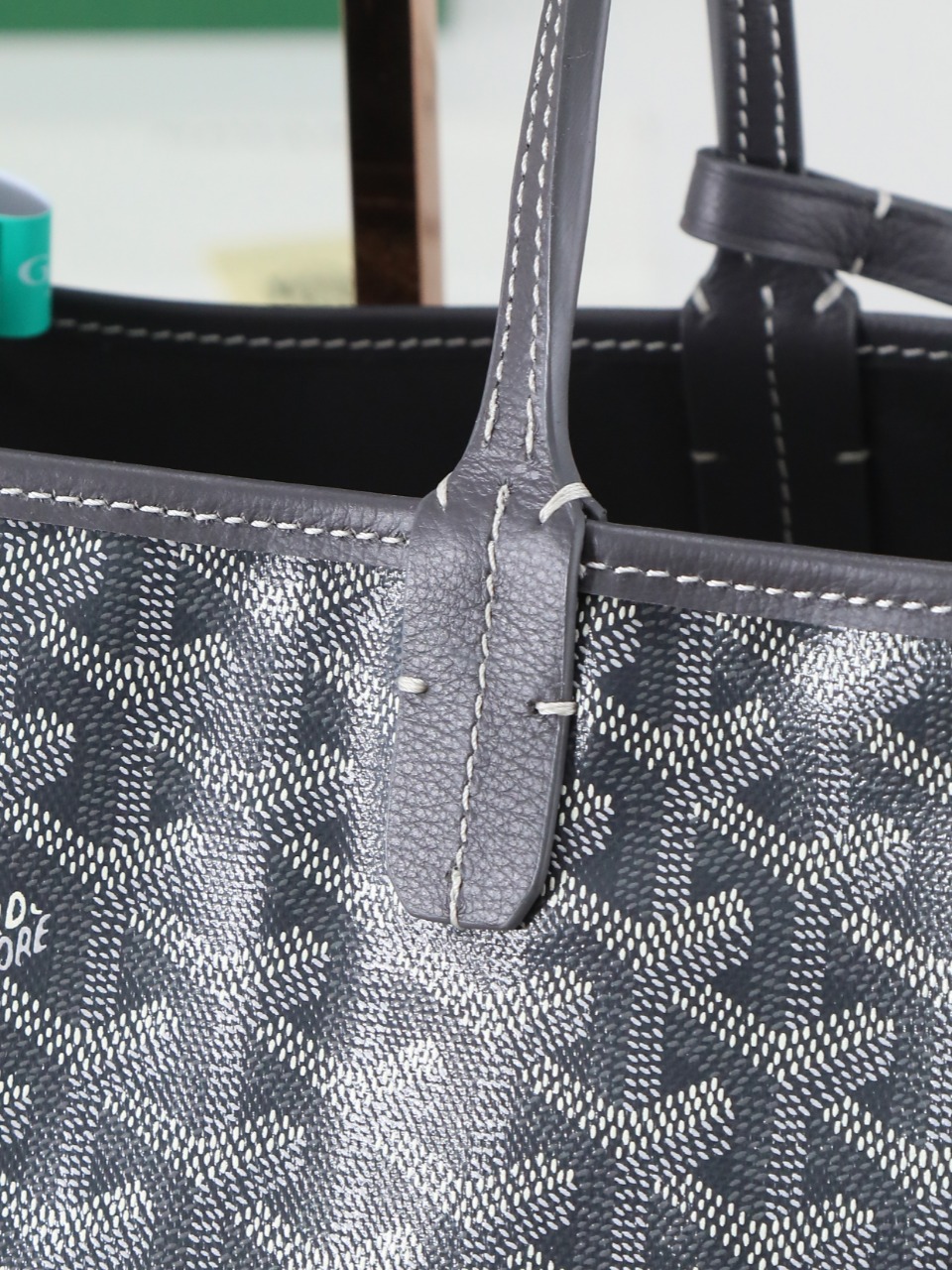 双面33CM GOYARD 戈雅托特 Anjou Reversible (Canvas and Leather) —  small Tote Bag-F0- ANJCROPMLCG-51TY51P