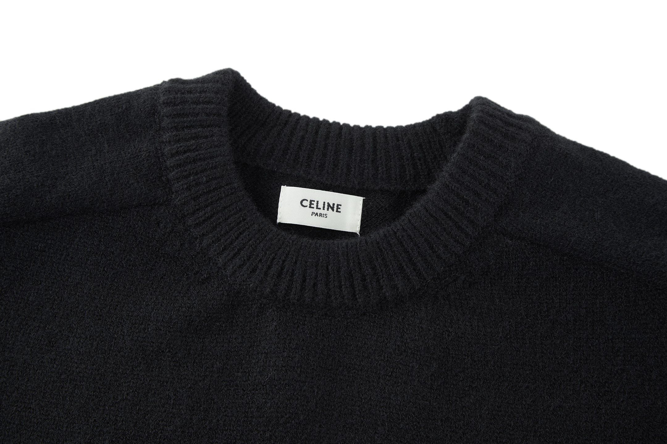 CELINE 赛琳 刺绣标识针织衫 毛衣 长袖 咖色 蓝色 藏青色 绿色 卡其色 黑色 B0 