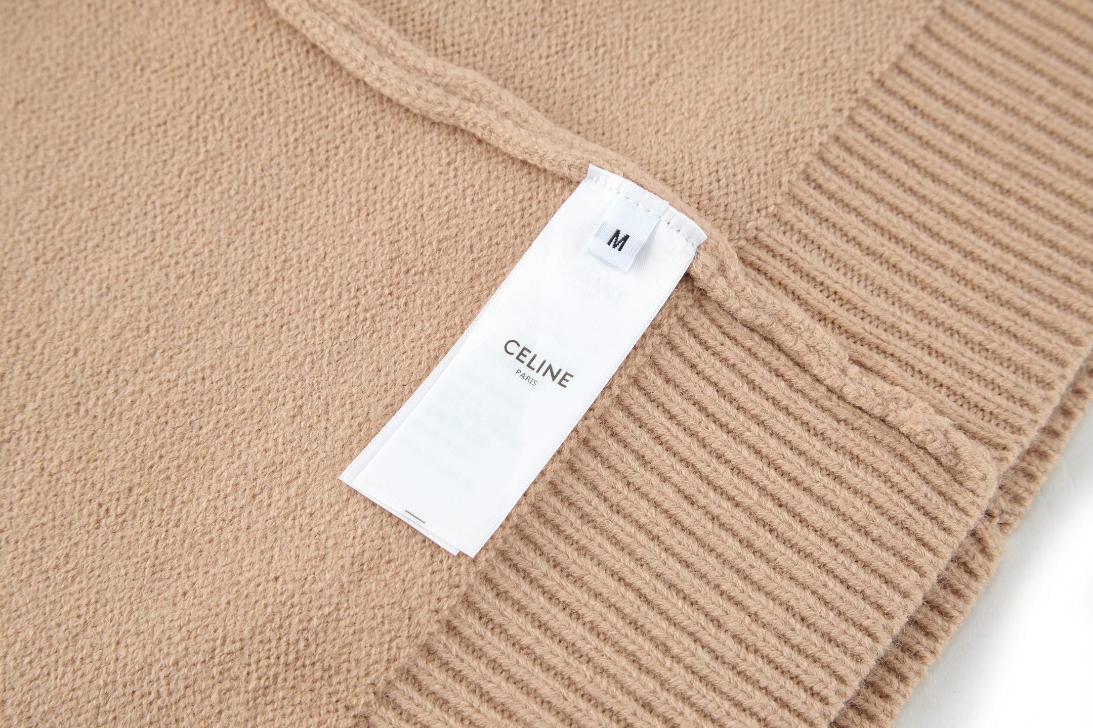 CELINE 赛琳 刺绣标识针织衫 毛衣 长袖 咖色 蓝色 藏青色 绿色 卡其色 黑色 B0 