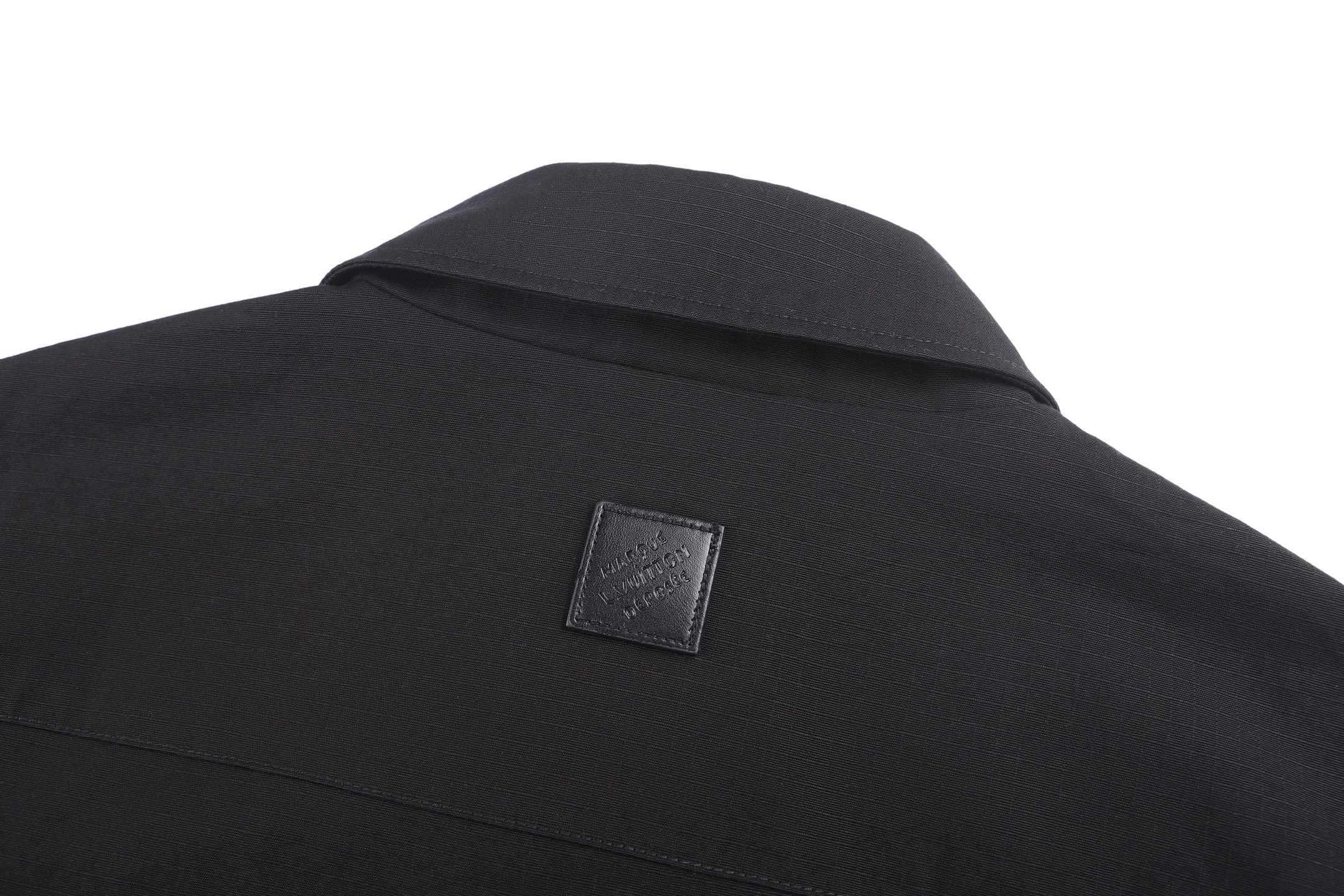 LOUIS VUITTON 路易威登 LV 提花logo标识工装夹克 外套 秋冬 黑色 C0