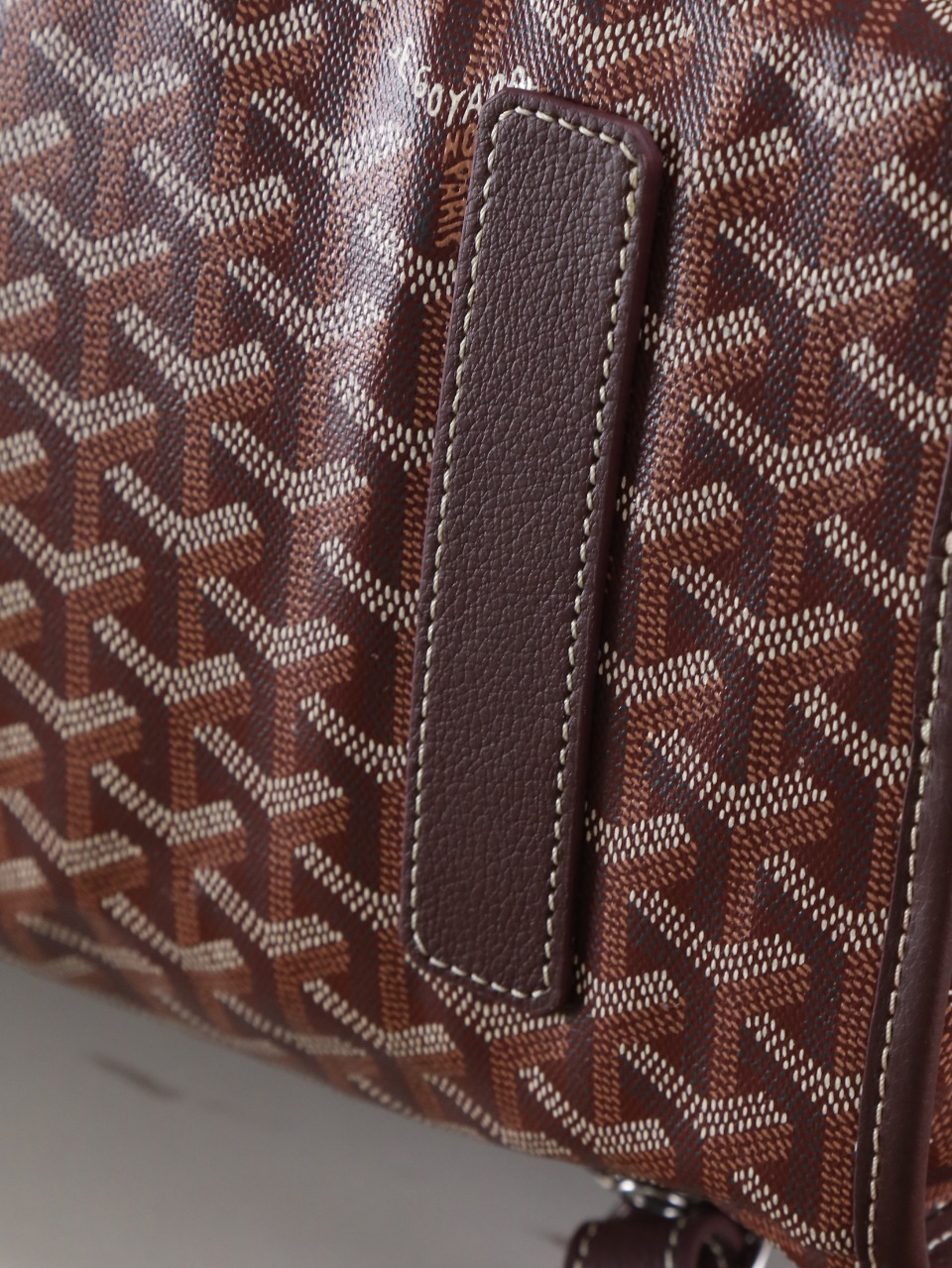 GOYARD 戈雅 双肩Saint Leger (Canvas and Leather) — Backpack-F0-STLEGEMMLTY