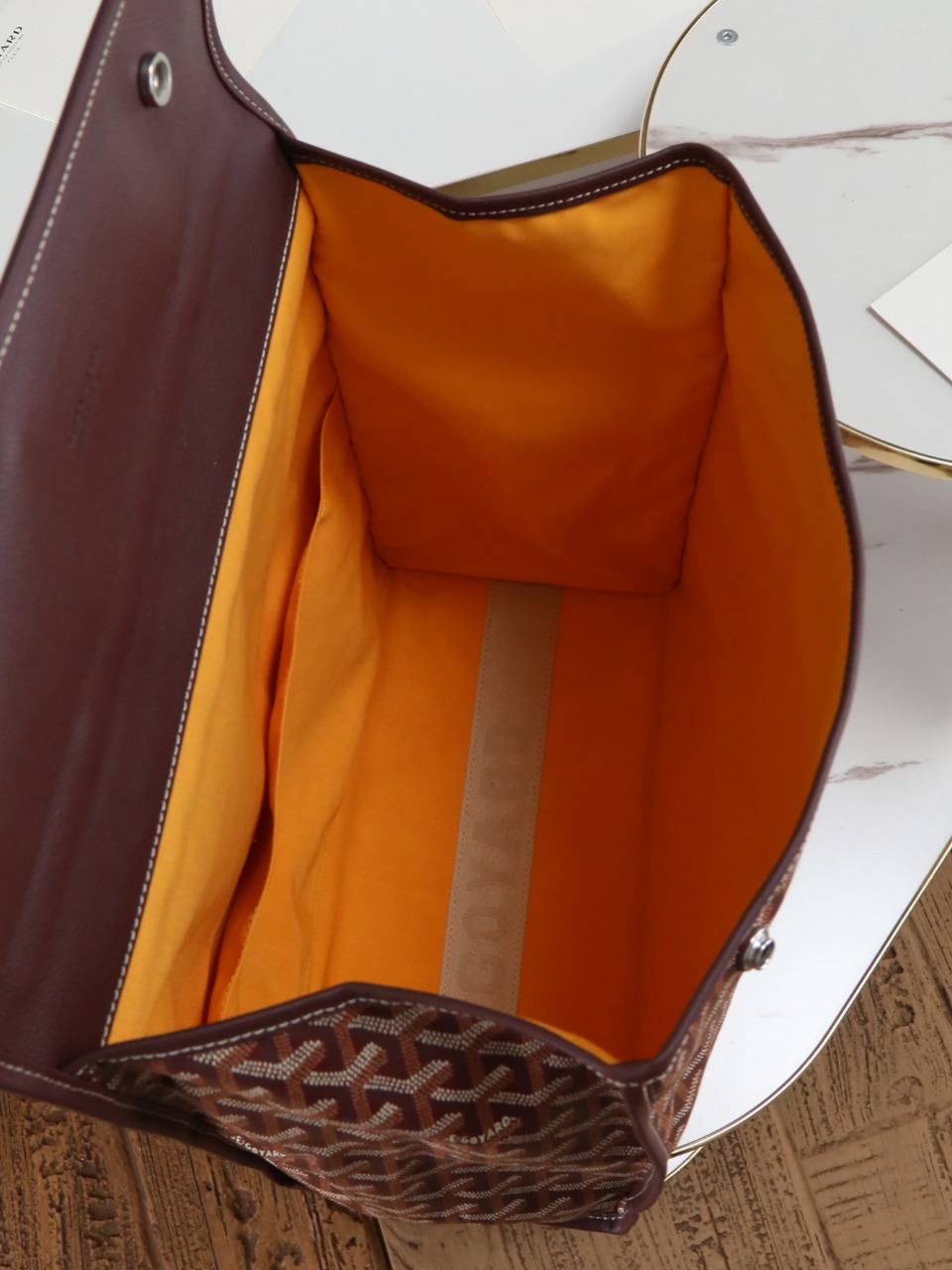 GOYARD 戈雅 双肩Saint Leger (Canvas and Leather) — Backpack-F0-STLEGEMMLTY