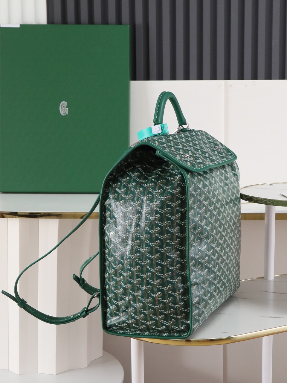 GOYARD 戈雅 双肩Saint Leger (Canvas and Leather) — Backpack-F0-STLEGEMMLTY