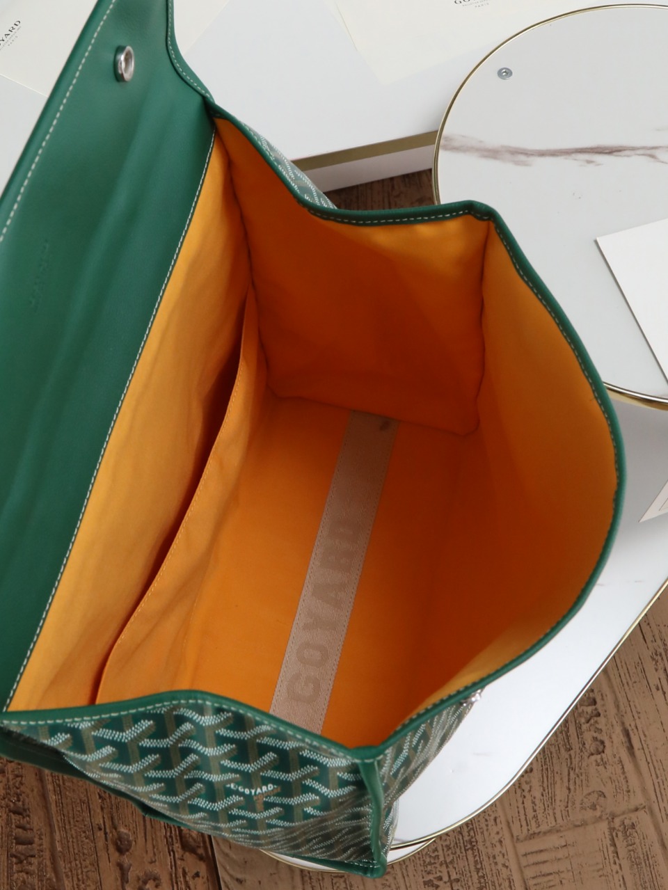 GOYARD 戈雅 双肩Saint Leger (Canvas and Leather) — Backpack-F0-STLEGEMMLTY