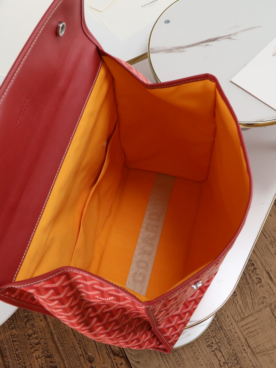 GOYARD 戈雅 双肩Saint Leger (Canvas and Leather) — Backpack-F0-STLEGEMMLTY