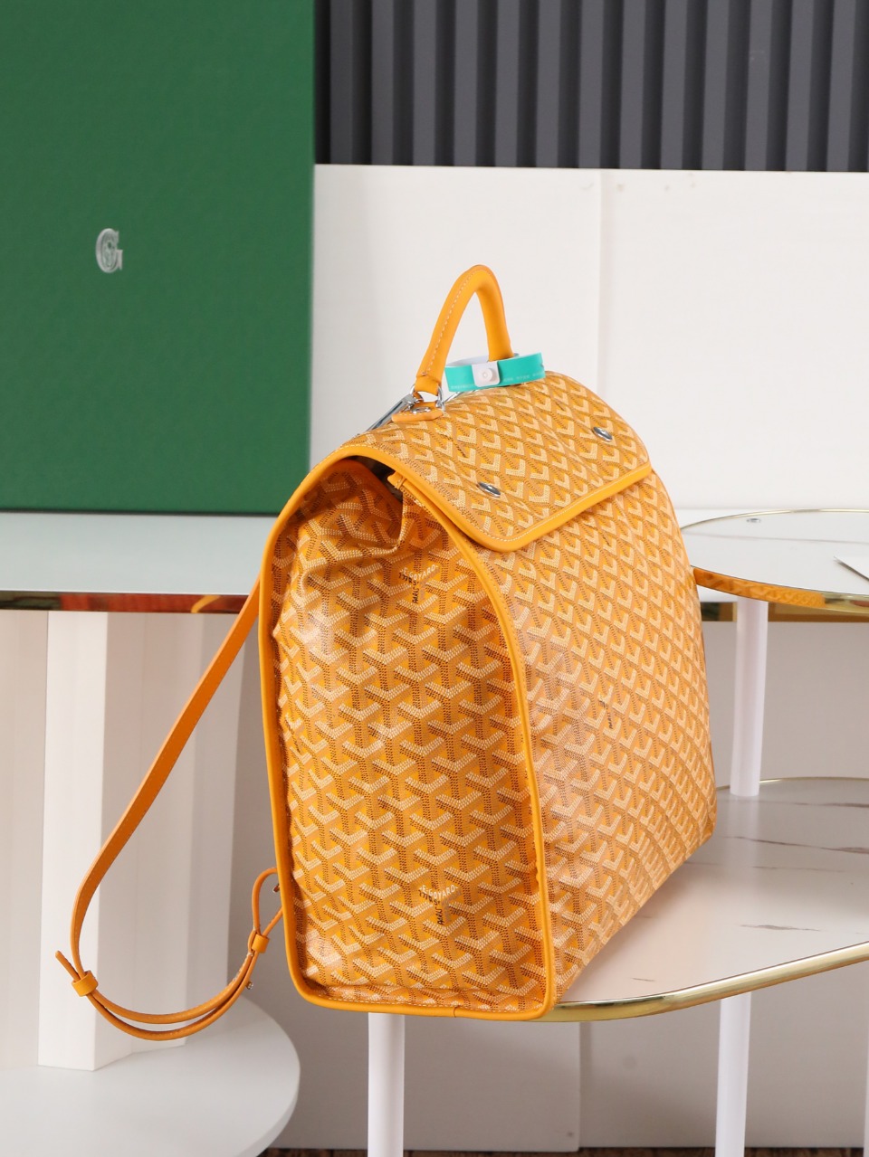 GOYARD 戈雅 双肩Saint Leger (Canvas and Leather) — Backpack-F0-STLEGEMMLTY