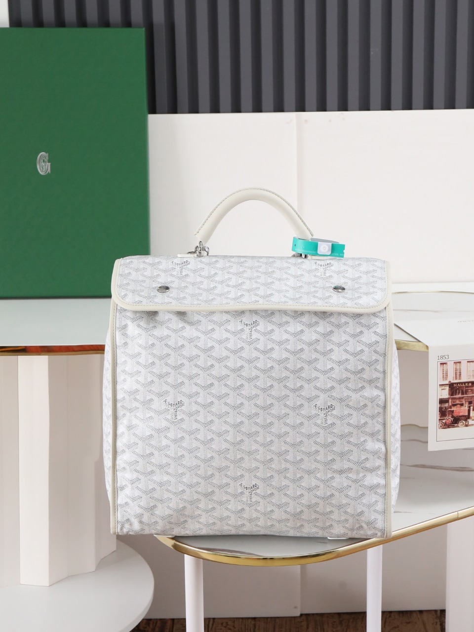 GOYARD 戈雅 双肩Saint Leger (Canvas and Leather) — Backpack-F0-STLEGEMMLTY