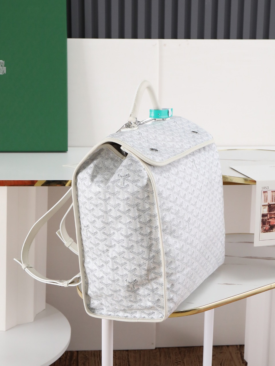 GOYARD 戈雅 双肩Saint Leger (Canvas and Leather) — Backpack-F0-STLEGEMMLTY