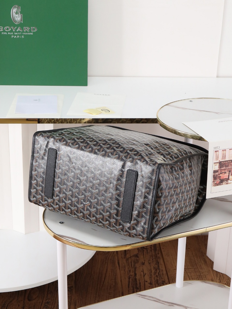 GOYARD 戈雅 双肩Saint Leger (Canvas and Leather) — Backpack-F0-STLEGEMMLTY