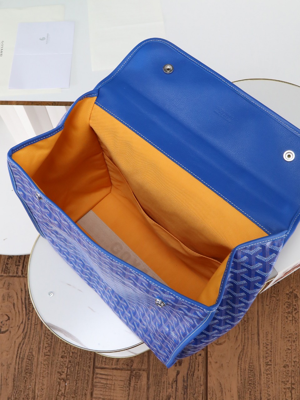 GOYARD 戈雅 双肩Saint Leger (Canvas and Leather) — Backpack-F0-STLEGEMMLTY
