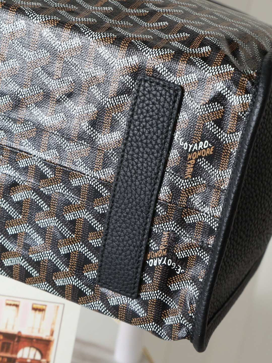 GOYARD 戈雅托特单肩 Hardy (Canvas and Leather) — Tote Shoulder Bag-F0-HARDY2PMLTY 