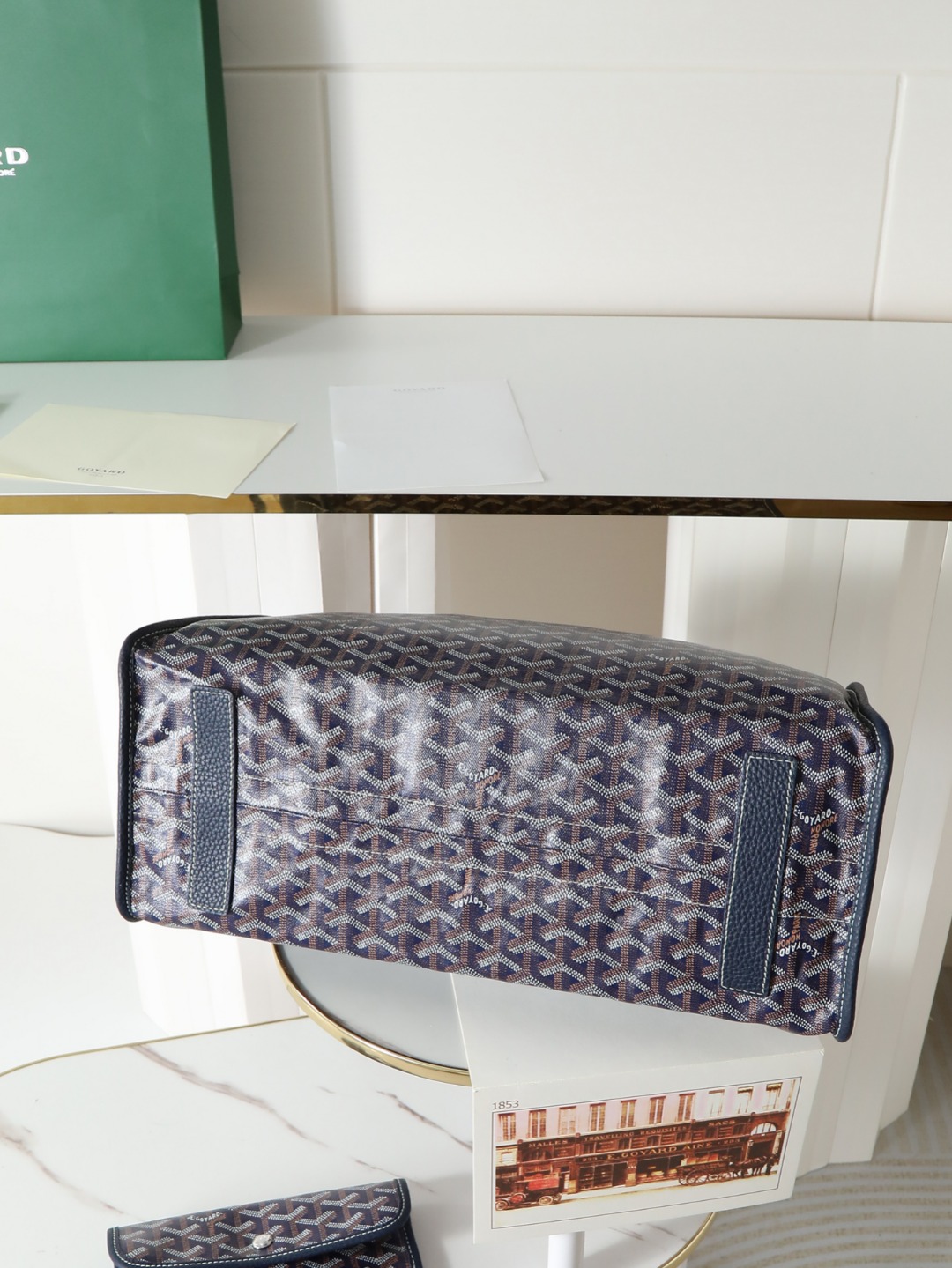GOYARD 戈雅托特单肩 Hardy (Canvas and Leather) — Tote Shoulder Bag-F0-HARDY2PMLTY 