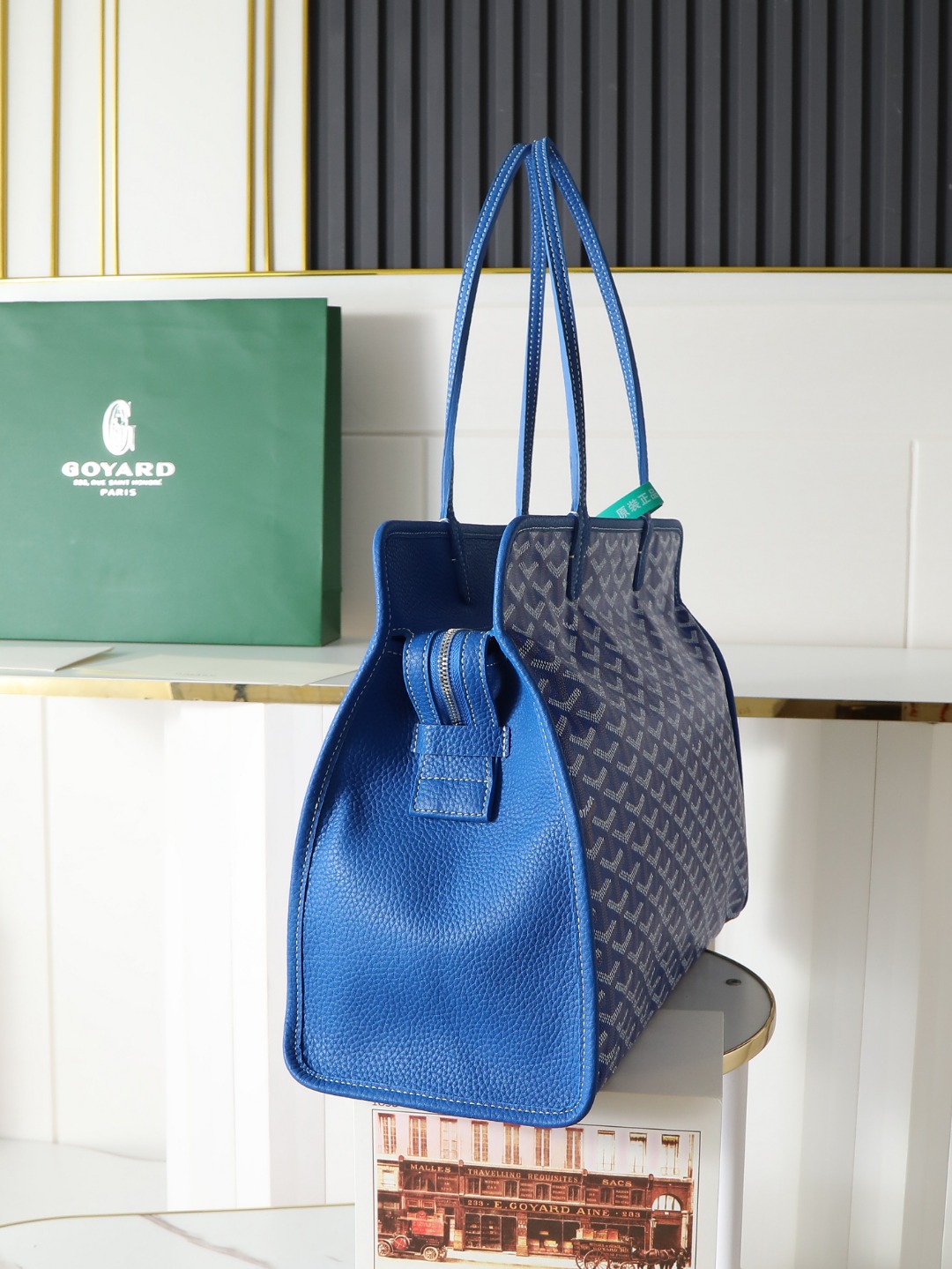 GOYARD 戈雅托特单肩 Hardy (Canvas and Leather) — Tote Shoulder Bag-F0-HARDY2PMLTY 