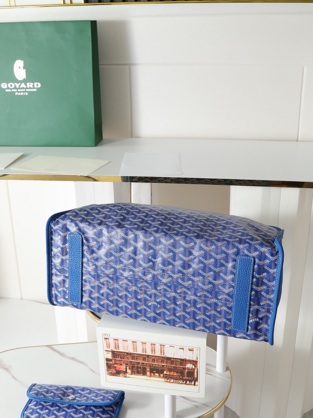 GOYARD 戈雅托特单肩 Hardy (Canvas and Leather) — Tote Shoulder Bag-F0-HARDY2PMLTY 