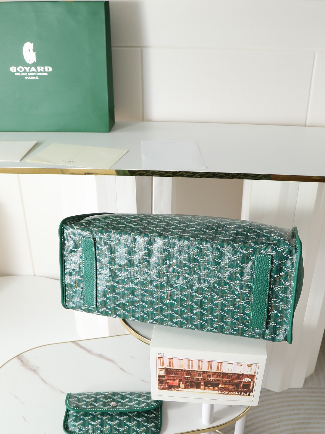 GOYARD 戈雅托特单肩 Hardy (Canvas and Leather) — Tote Shoulder Bag-F0-HARDY2PMLTY 
