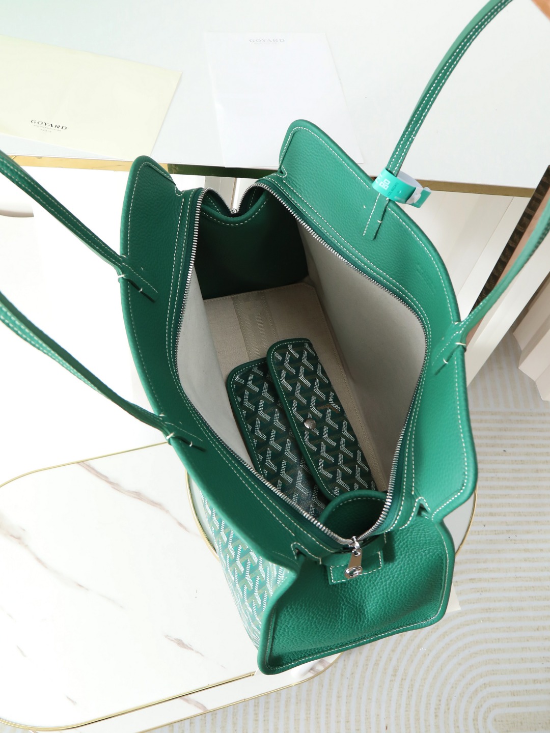 GOYARD 戈雅托特单肩 Hardy (Canvas and Leather) — Tote Shoulder Bag-F0-HARDY2PMLTY 