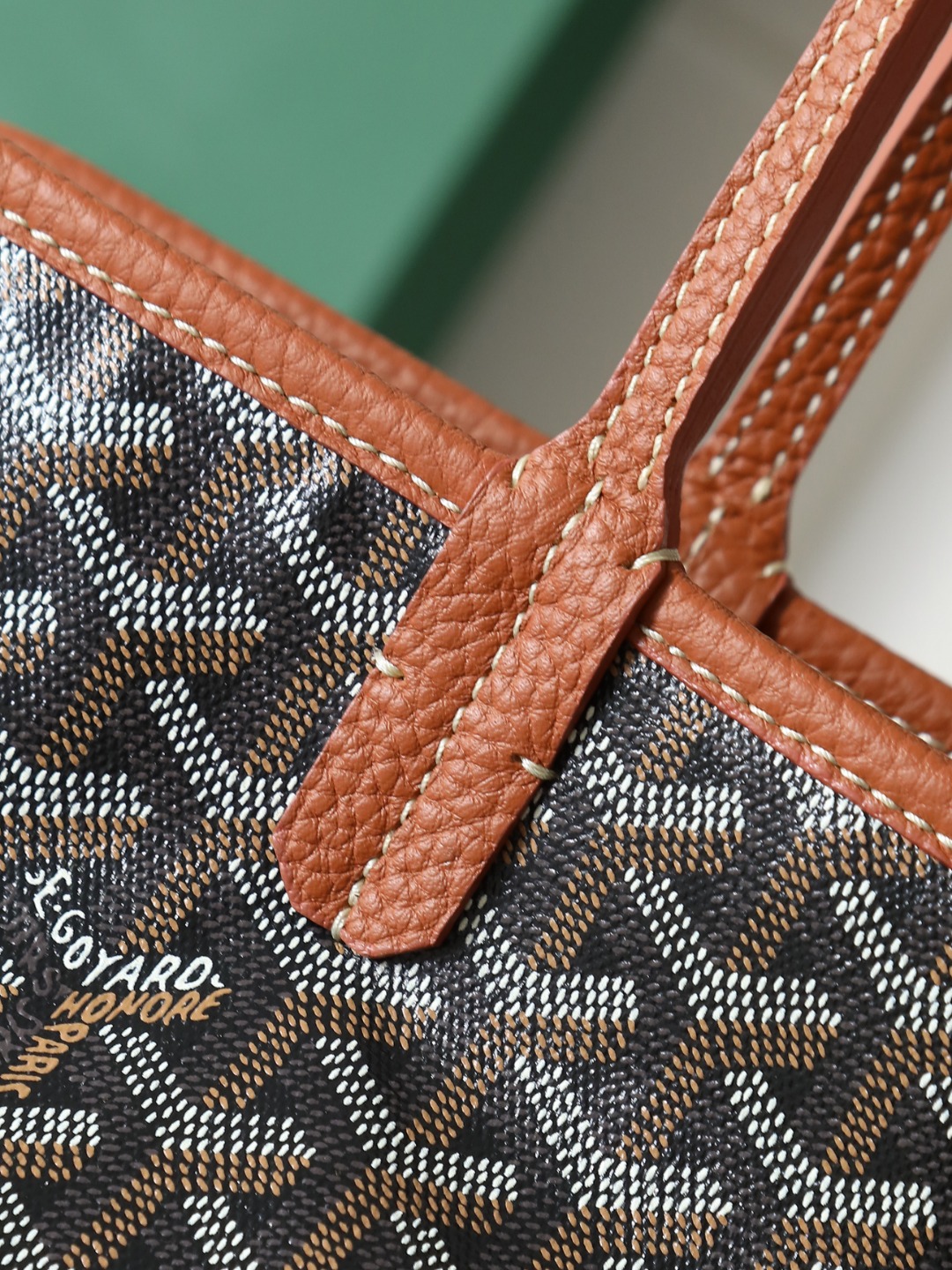 GOYARD 戈雅托特单肩 Hardy (Canvas and Leather) — Tote Shoulder Bag-F0-HARDY2PMLTY 