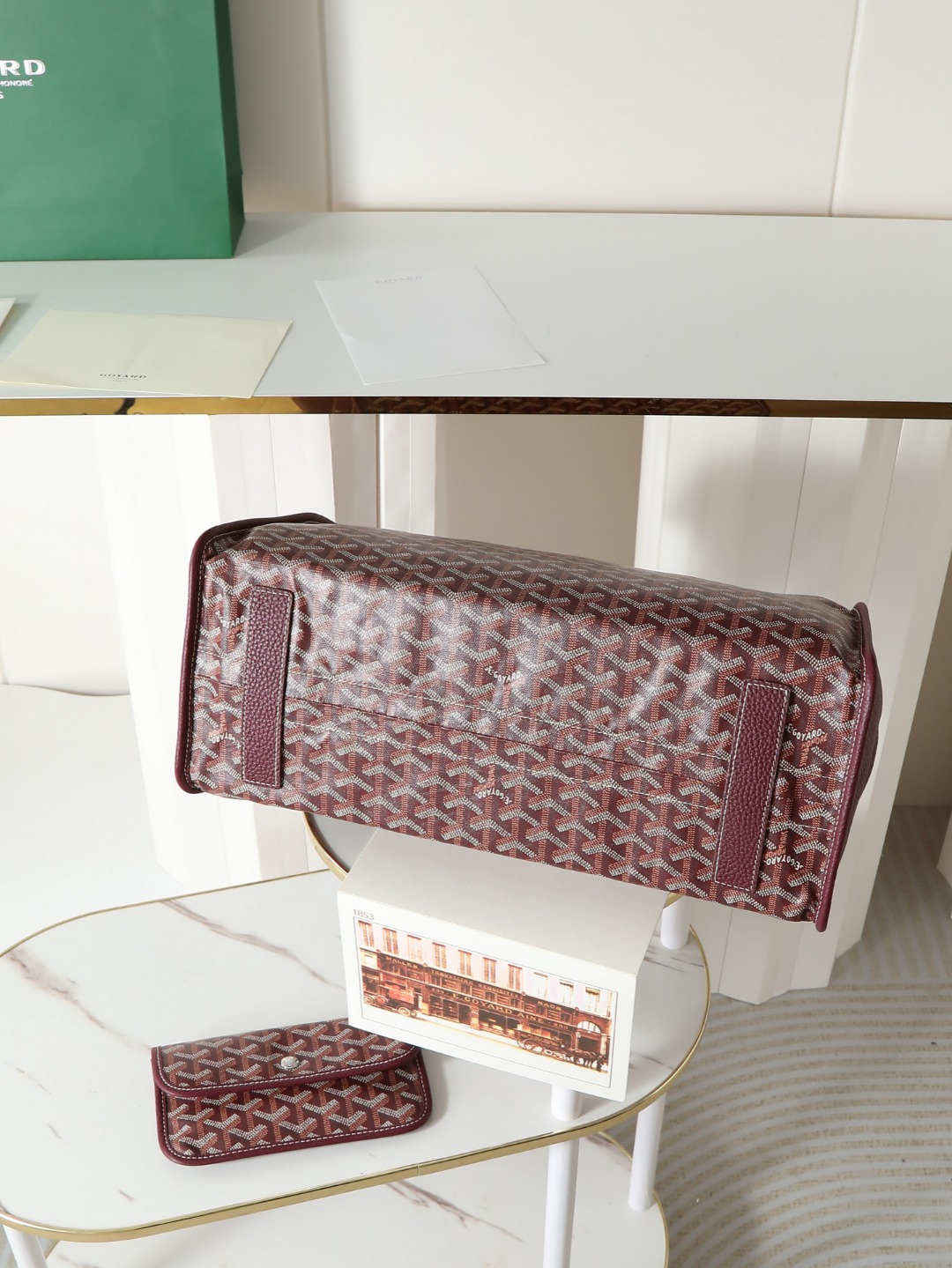 GOYARD 戈雅托特单肩 Hardy (Canvas and Leather) — Tote Shoulder Bag-F0-HARDY2PMLTY 