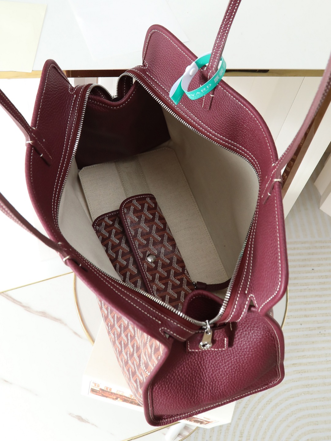 GOYARD 戈雅托特单肩 Hardy (Canvas and Leather) — Tote Shoulder Bag-F0-HARDY2PMLTY 