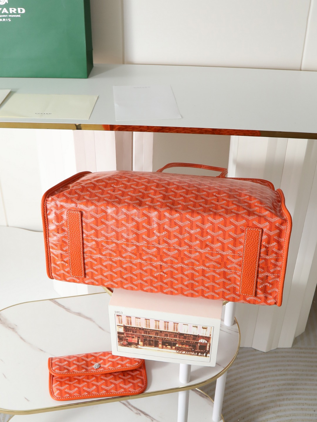 GOYARD 戈雅托特单肩 Hardy (Canvas and Leather) — Tote Shoulder Bag-F0-HARDY2PMLTY 