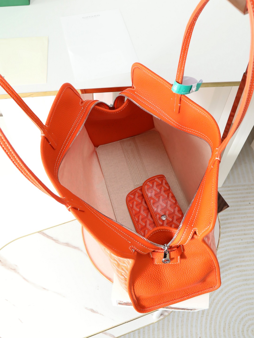 GOYARD 戈雅托特单肩 Hardy (Canvas and Leather) — Tote Shoulder Bag-F0-HARDY2PMLTY 