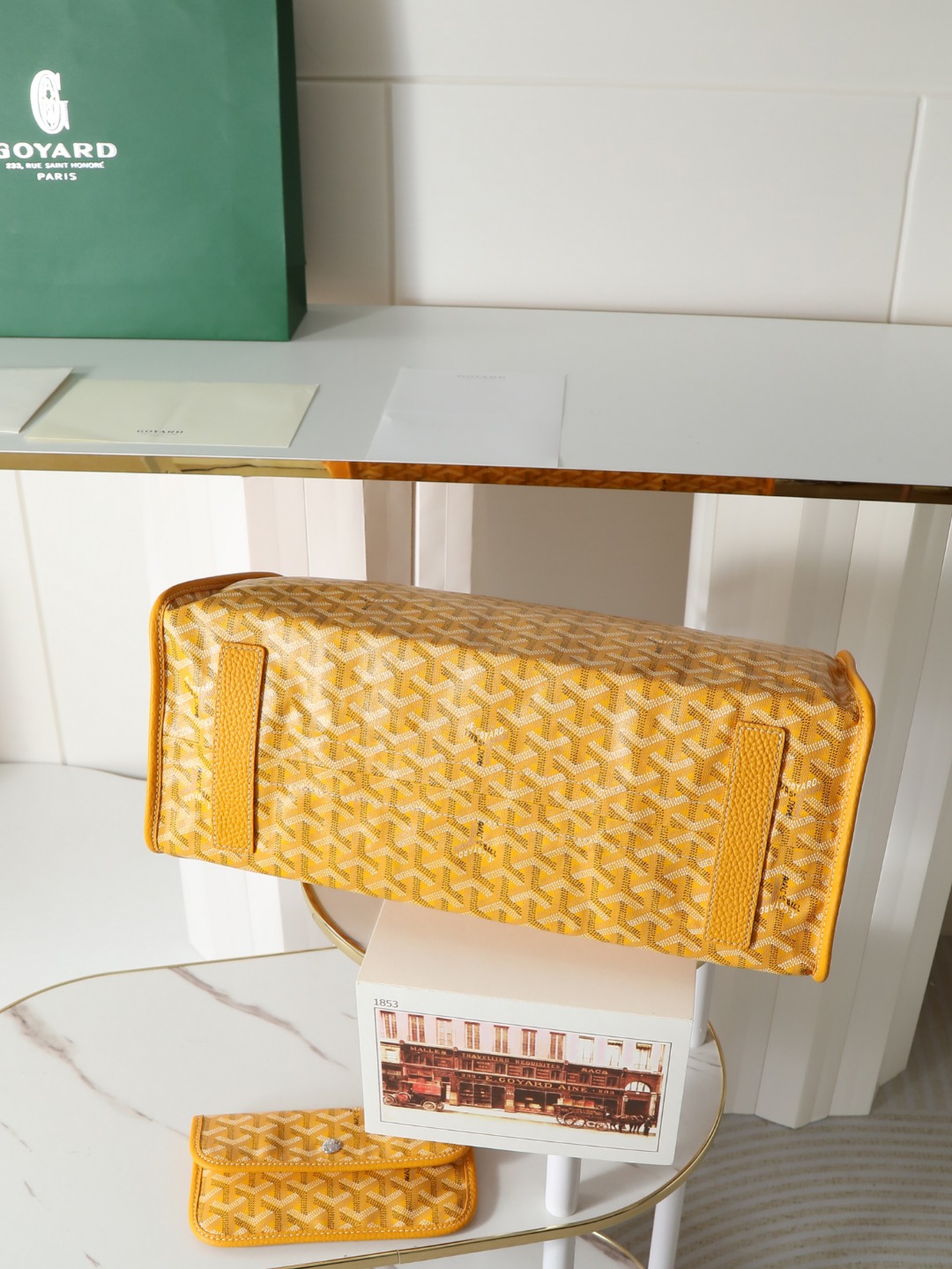 GOYARD 戈雅托特单肩 Hardy (Canvas and Leather) — Tote Shoulder Bag-F0-HARDY2PMLTY 