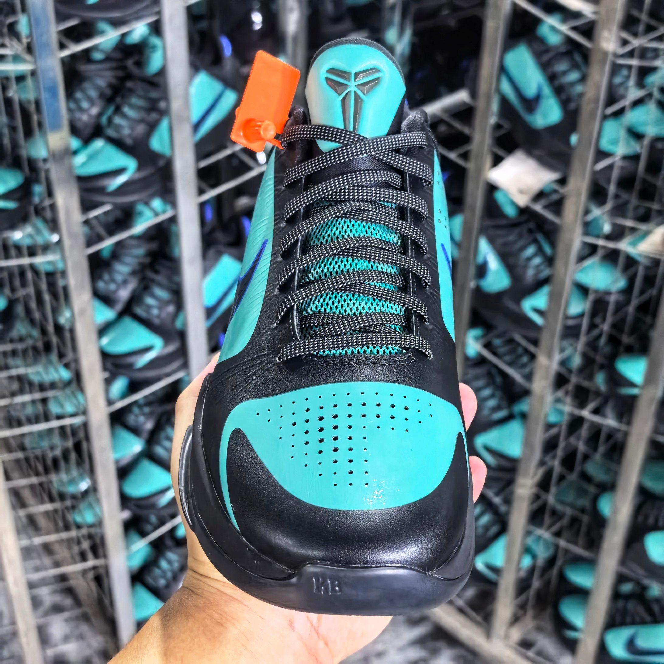STAR-S级KOBE 5  科比 5  气垫  籃球鞋 球鞋 實戰鞋 真碳板 波鞋 EYBL 高中 蒂芙尼蓝 IH0274-300