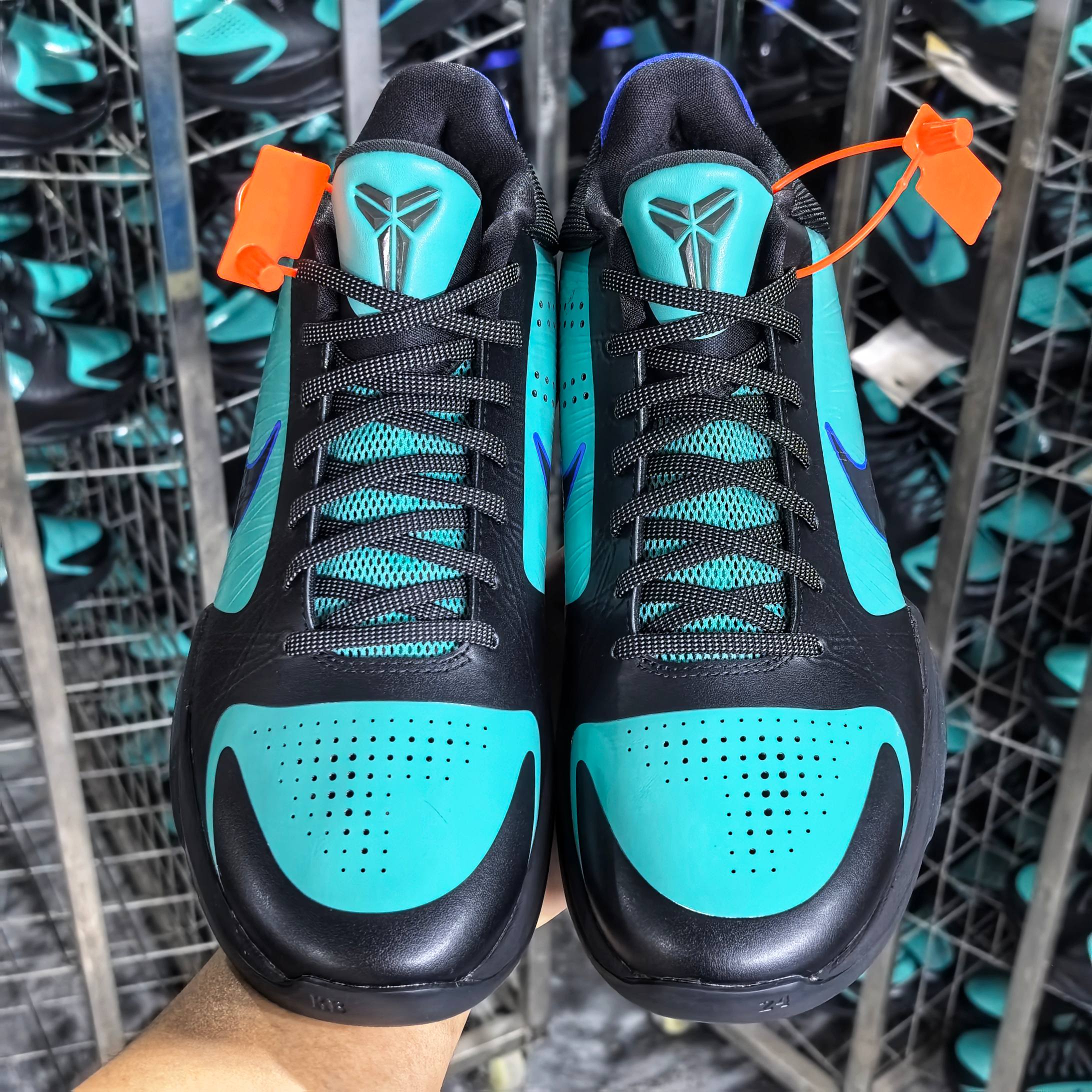 STAR-S级KOBE 5  科比 5  气垫  籃球鞋 球鞋 實戰鞋 真碳板 波鞋 EYBL 高中 蒂芙尼蓝 IH0274-300