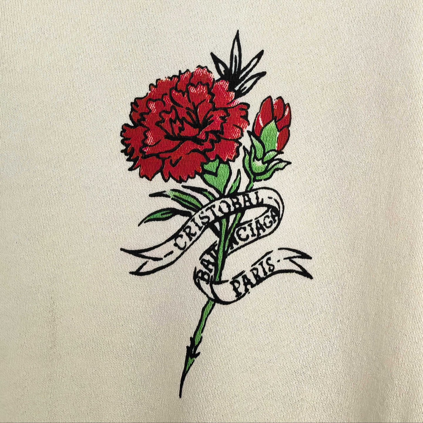 Balenciaga 巴黎世家 徽标logo 1917直喷印花拉链连帽卫衣 连帽衫 外套 长袖 米杏色 B0 