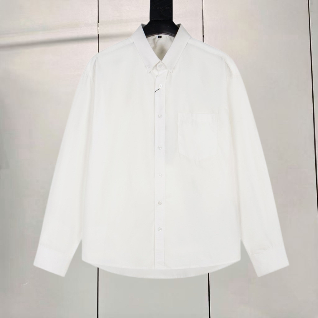 Balenciaga 巴黎世家 比特币BB摇滚盾牌印花衬衫 外套 长袖 秋冬 黑色 白色 A5