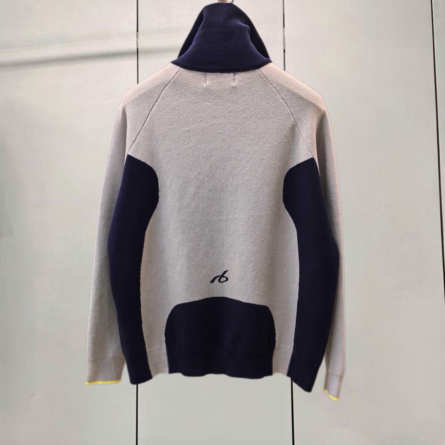Balenciaga 巴黎世家 拼色运动风格拉链针织开衫 针织衫 毛衣 秋冬 外套 长袖 B0 