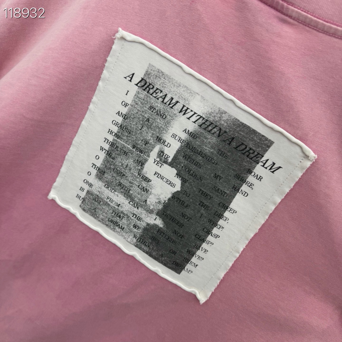 Balenciaga 巴黎世家 贴布印花圆领短袖 T恤 圆领 夏季 粉色 A0 