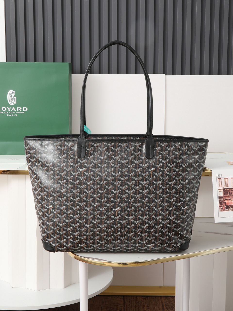 包角GOYARD 戈雅托特 Artois  (Canvas and Leather) — Tote Shoulder Bag-F0-ARTOISMMLTY