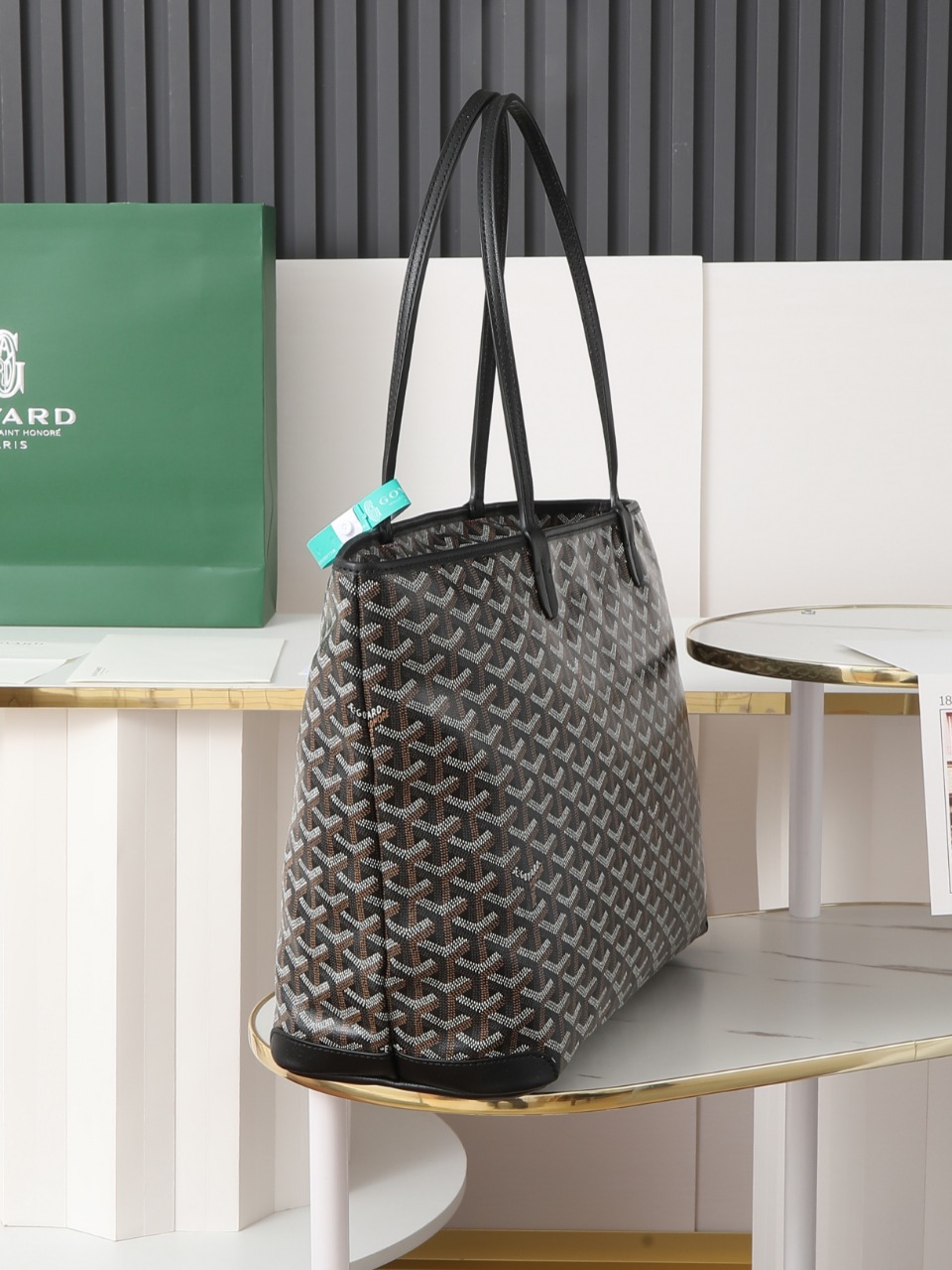 包角GOYARD 戈雅托特 Artois  (Canvas and Leather) — Tote Shoulder Bag-F0-ARTOISMMLTY