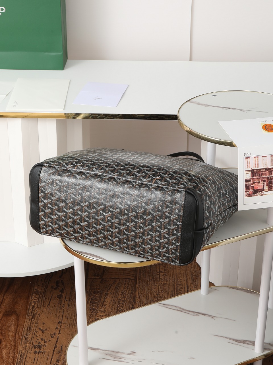 包角GOYARD 戈雅托特 Artois  (Canvas and Leather) — Tote Shoulder Bag-F0-ARTOISMMLTY