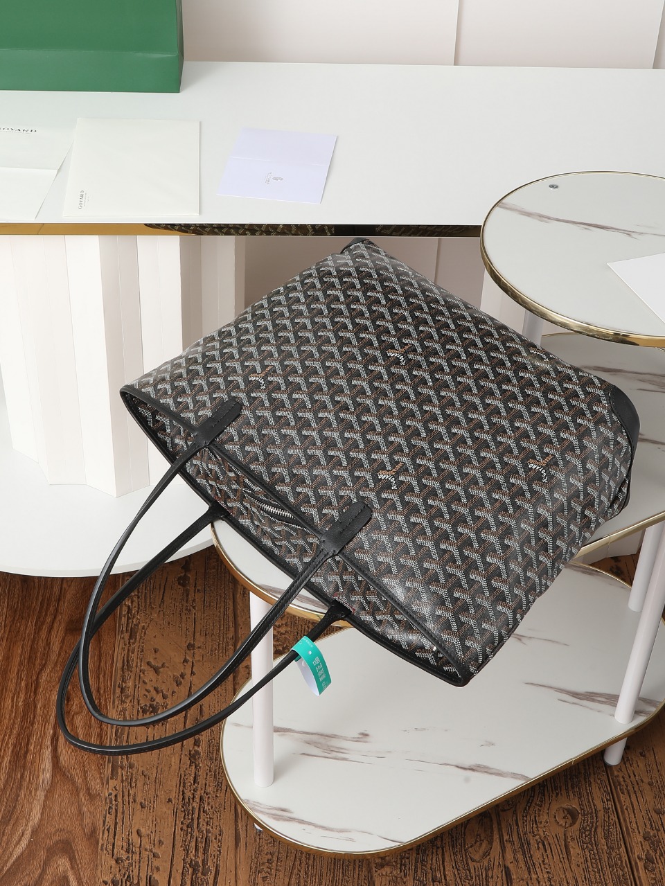 包角GOYARD 戈雅托特 Artois  (Canvas and Leather) — Tote Shoulder Bag-F0-ARTOISMMLTY